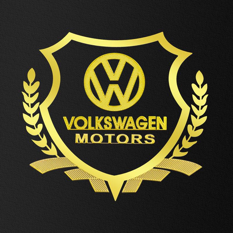 1Pcs Car Body 3D Stickers Wheat Ears Styling Emblem Auto Decoration For Volkswagen B6 B7 B5 Golf Polo Tiguan Passat EOS Scirocco Jetta MK6 Octavia