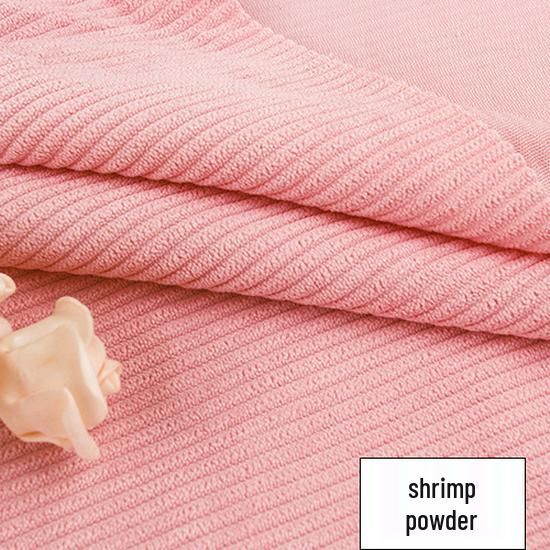 Corduroy Fabric Shirt Hoodie, Cotton Jacket, Suspender Pants, Velvet Sofa Cover, Corduroy Fabric Scraps.