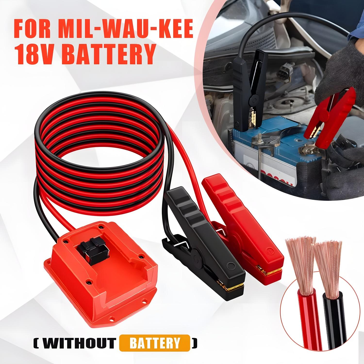 

Car Battery Igniter Automotive Emergency Power Kits 12AWG Cable Jumper Starter Jump Kit Power Tool for Milwaukee Makita Dewalt For Makita