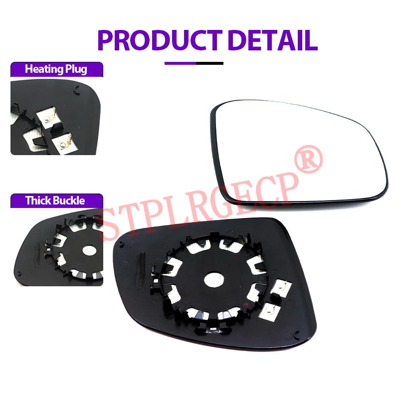 Auto Car Left Right Hand Side Door Wing Reaview Mirror Glass Heated Replacement for Renault Twingo III 2014-present