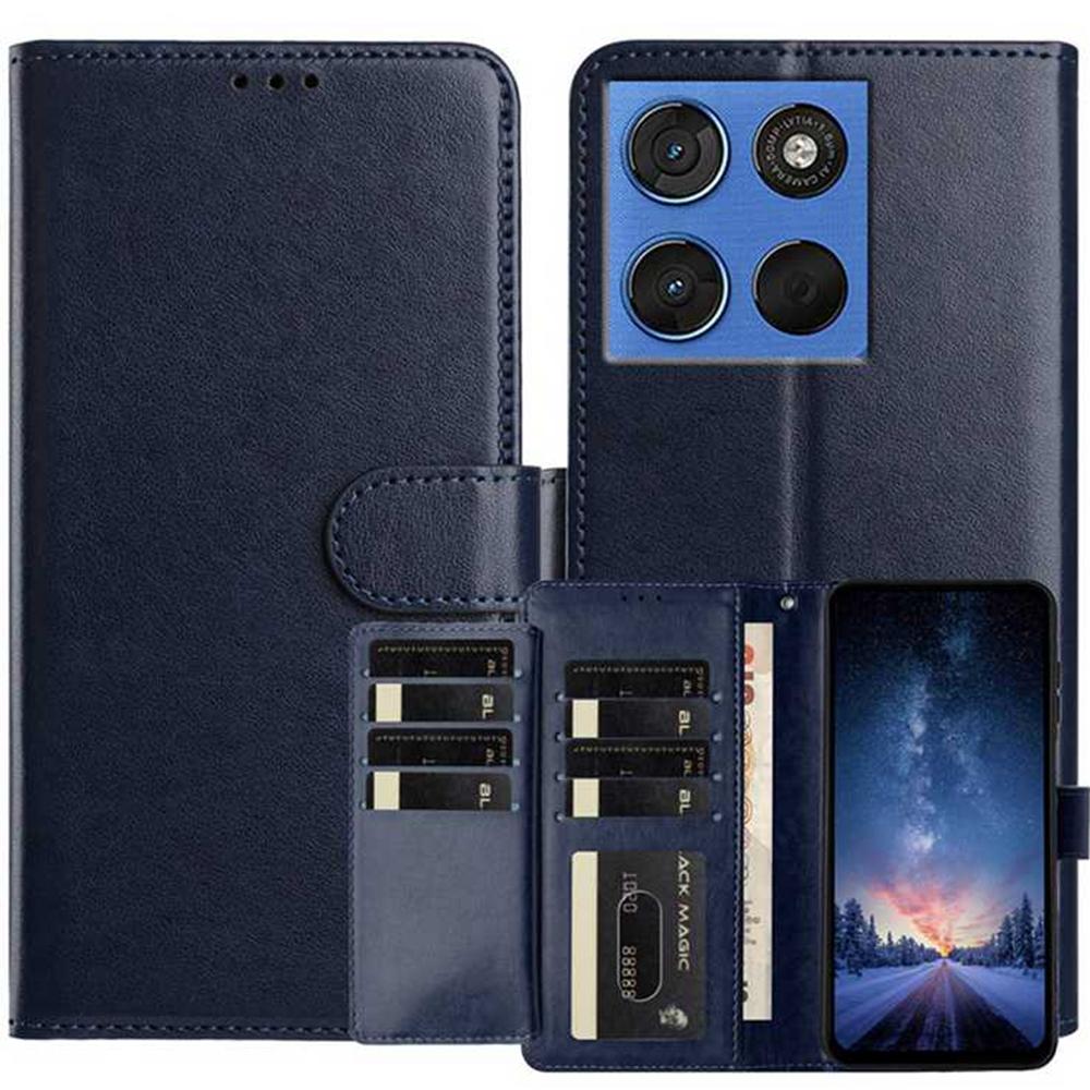 For Motorola Edge 70 5G Wallet Phone Case Stand PU Leather Folio Flip Cover with 8 Card Slot