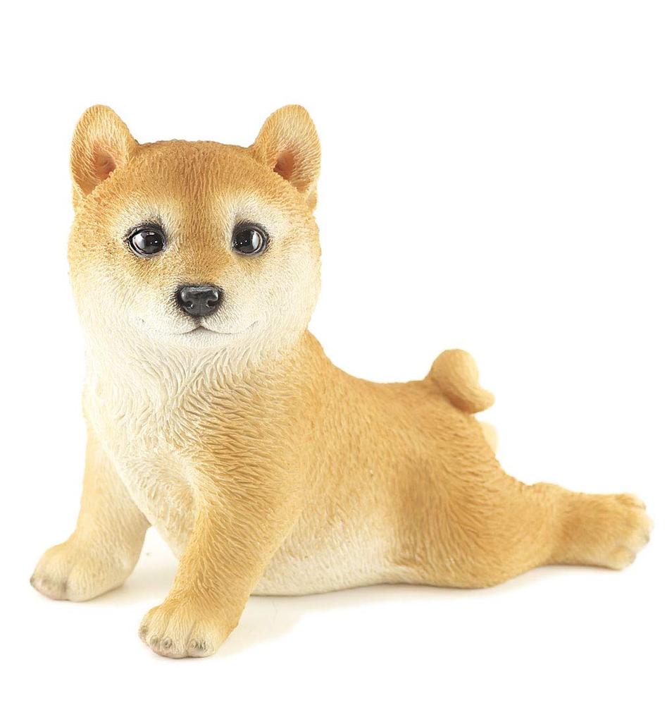 Devalier Ca198 Dog Figurine Shiba Inu Resin Gift Perfect Present [Genuine]