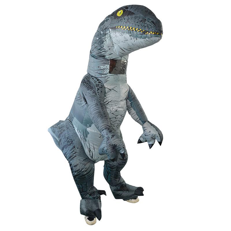 Halloween Velociraptor Inflatable Costume for Outdoor Fun and Parties