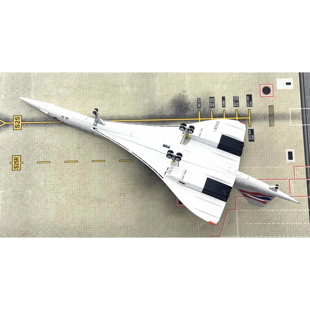 1/200 British Concorde Aircraft Model G-BOAG  Alloy Finished Product Collection Model