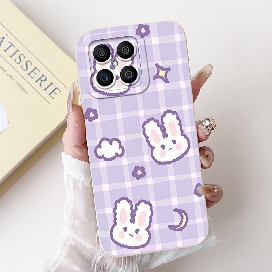 For Honor X6 X8 5G Case Popular Flower Bowknot Soft Silicone Shockproof Bumper For HonorX8 HonorX6 TFY-LX1 VNE-LX1 VNE-N41 Cover