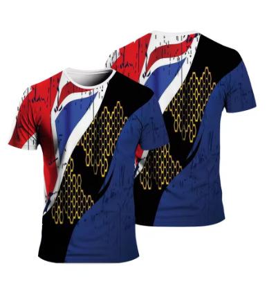 Fashion Women's T-Shirt Summer Fashion Sports Fast Drying Men and Women's Comfortable Outdoor Daily Casual Round Neck Short Sleeve T-Shirt Sports O