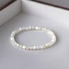 Xiaomi Natural Mother-of-pearl Elastic Bracelet, Exquisite, Stackable, with White Shell Beads, for Women, Simple and Elegant Jewelry.