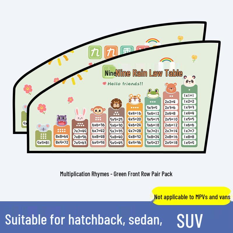 Magnetic Car Sunshade Curtains for Baby Privacy and Blackout