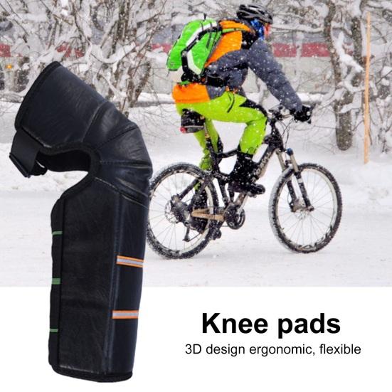 1 pár šle na nohy Návleky na nohy Hřejivé Tlusté Plyšové Větruodolné Proti chladu Elastické Nastavitelné Unisex Vodotěsné Jízda na motocyklu Lyžování Zimní chrániče kolen