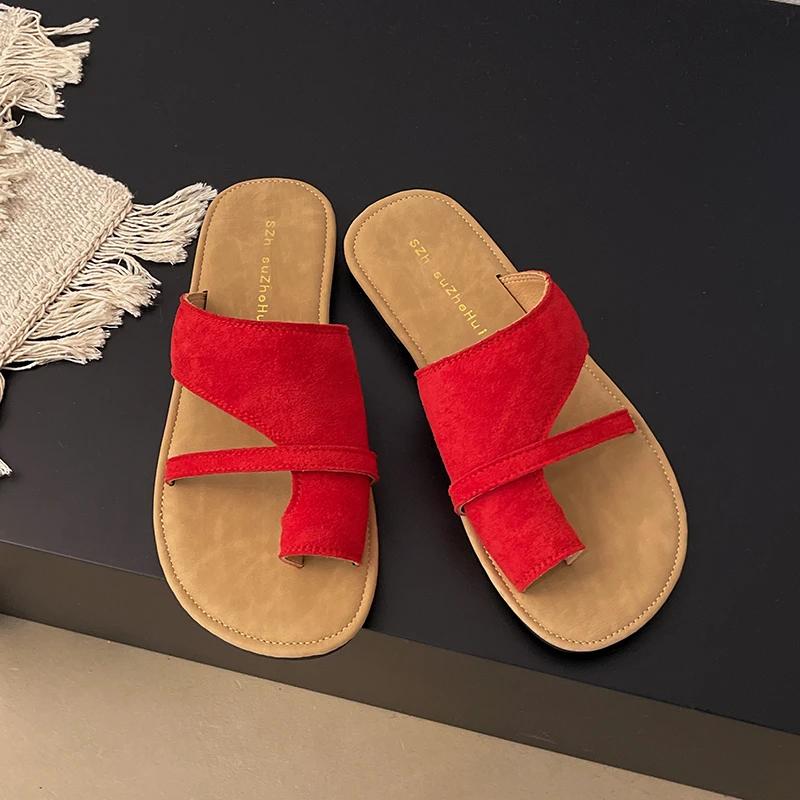 

Модные женские полушлепанцы на плоской подошве, новая летняя обувь Мэри Джейн с мелким вырезом, повседневные шлепанцы, известный бренд 35