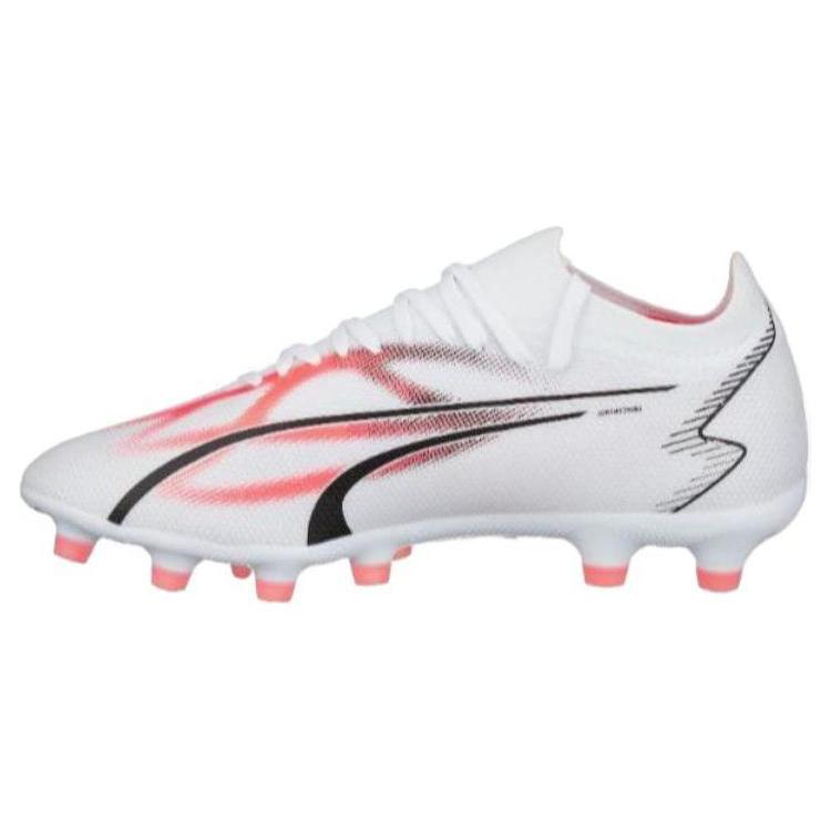 

New PUMA Ultra Match AG Short Rubber Studs HG Short Rubber Studs Soccer Shoes Men s White Pink 107519-01 39