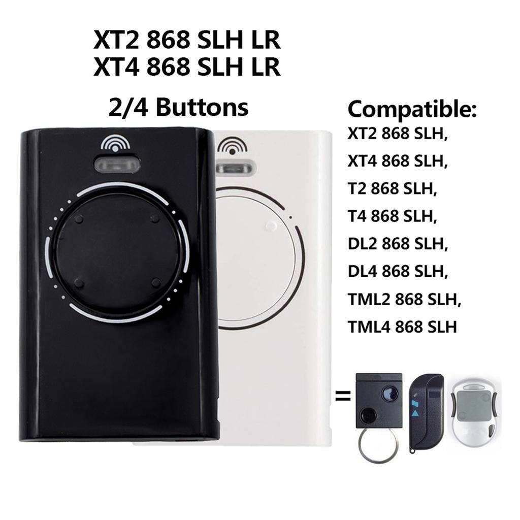 868MHz dálkové ovládání s plovoucím kódem pro řadu 868 SLH XT2 XT4 SLH LR 787005 7870091 Náhradní vysílač dálkového ovládání pro garážová vrata