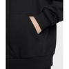 Nike Club Fleece Oversized French Terry Pullover Hoodie M   Schwarz Weiß  Hj1817 010