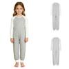 Mono Adaptativo Unisex para Niños con Necesidades Especiales, Bloque de Color, Cuello Redondo, Manga Larga, Espalda Anti-Tirones, Cremallera Trasera Invisible, Body para el Cuidado Diario