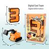Large Transforming Robot Number Set for Kids: Numbers 0-9