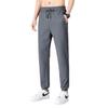 Men's Summer Ice Silk Joggers - High Elasticity, Plus Size, Casual Sports Pants