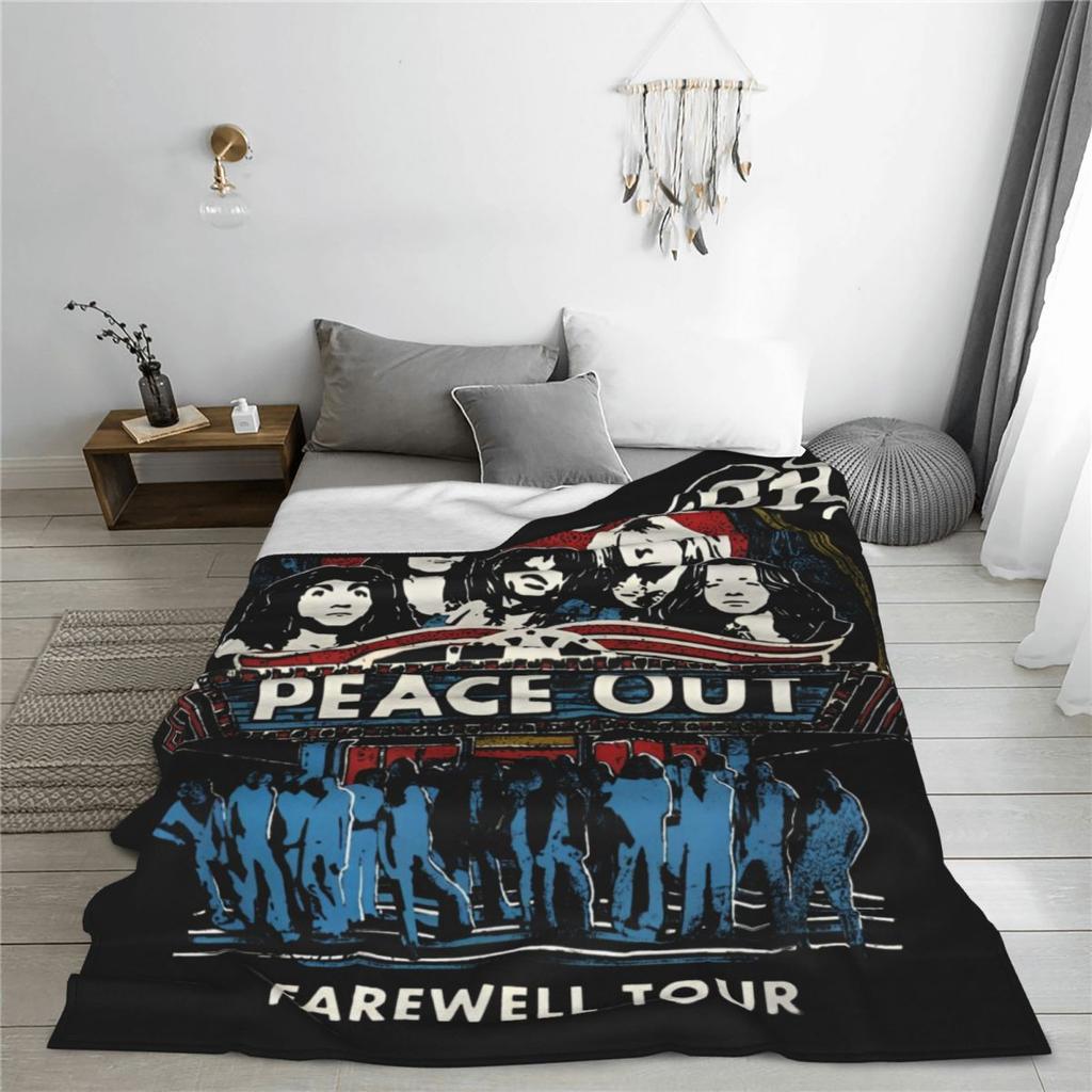 Aerosmith Farewell Tour Band Music Blanket Velvet Comfortable Super Soft Throw Blanket for Bedroom Rug Piece