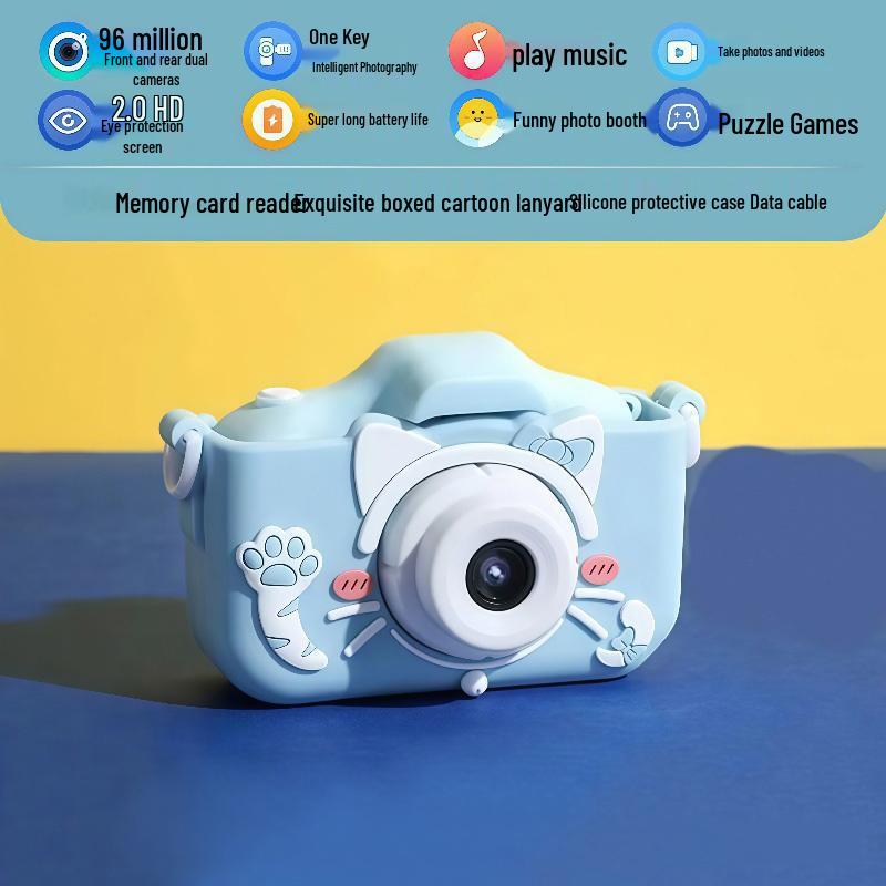 High-Pixel Children's Camera Toy for Photos and Videos - Perfect Girl's Birthday or Children's Day Gift X2-ZCM