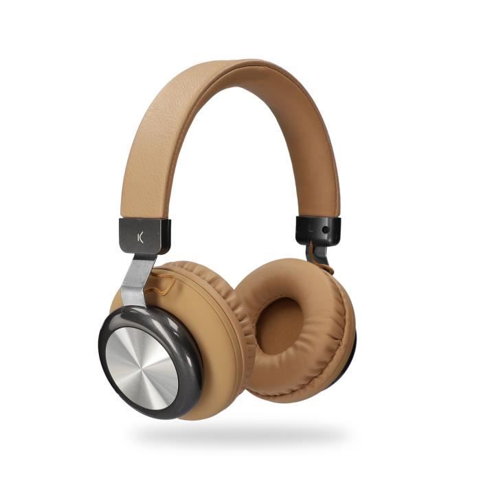 Casque Audio Ksix Retro2 - Brown - TU - Protection Auditive - Homme