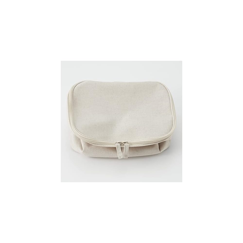MUJI Soft Box, Medium, 185cm (W) X 26cm (D) X 26cm (H), Polyester Linen, Rectangular, with Lid,