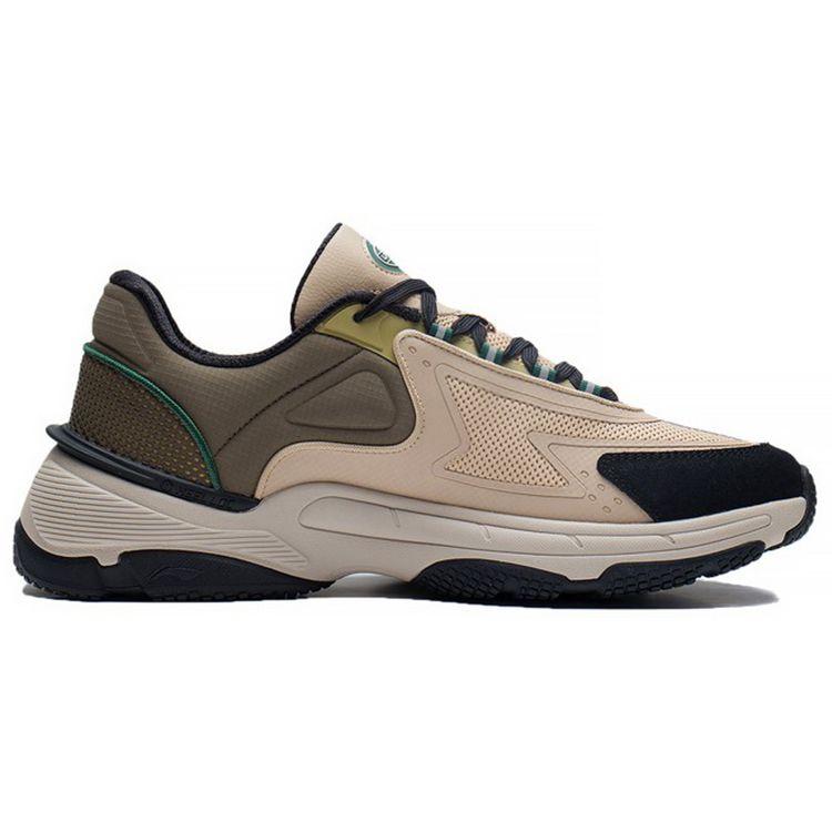 Li Ning Reflective Support Classic Sports Casual Shoes Men Sneakers Light-Brown AGCS265-3