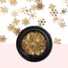 For Women Girls Nail Flakes Slices 3D Sparkles Sequins Nail Art Decoration Snowflake Nail Sequins