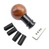 SZYUMO MT Shift Classic Car Retro Round Wooden Ball Shift Lever Universal Design Knob, Wood-Style Head, (Light Brown)