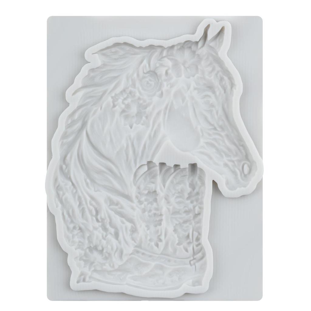 Matrițe de Silicon Cal Cizmă de Cowboy Matriță Fondant Instrumente Decorare Tort Topper Cupcake Bomboane Ciocolată Matriță Gumpaste