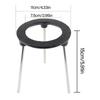 Iron Tripod Stand for Alcohols Lamp and Bursners Detachable Metal Tripod Stand for Educational Chemistry Labs Research