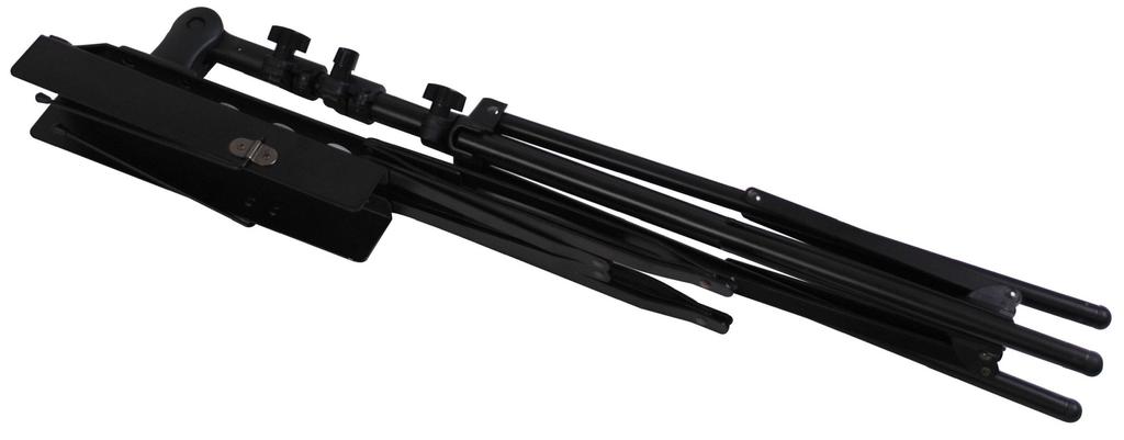 KC Music Stand Lightweight Aluminum Black Case MSAL-J/BK (Soft Included)