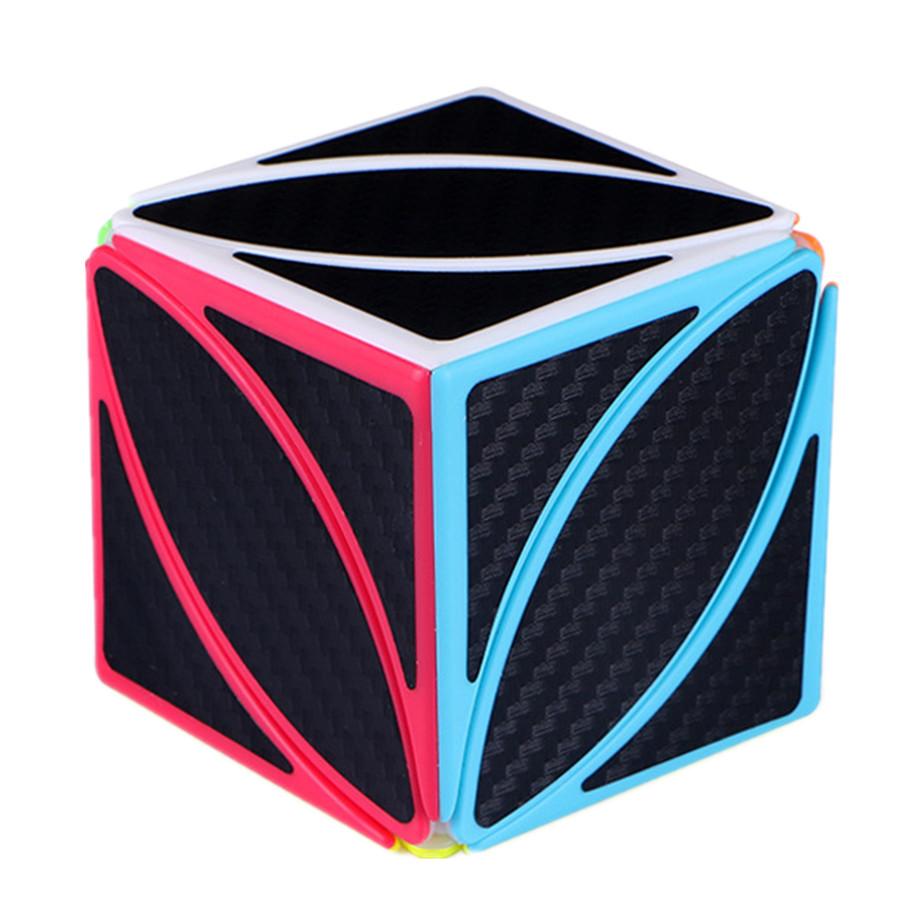 QIYI Cube 2x2 3x3 4x4 5x5 Pyramid Maple Leaf Carbon Fiber Sticker Speed Magic Cubo Puzzle Toys For Children Kids Gift Toy