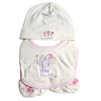 For Baby 3-piece Practical Set (0-6 Months) 8065 Onesize