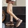 Winter Warm Women Sneakers Genuine Leather Thick Plush Snow Boots Thick Soled Height Increase Casual Shoes Women Ankle Boots