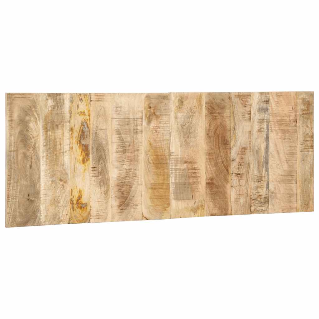 Headboard 140 cm Solid Raw Mango Wood