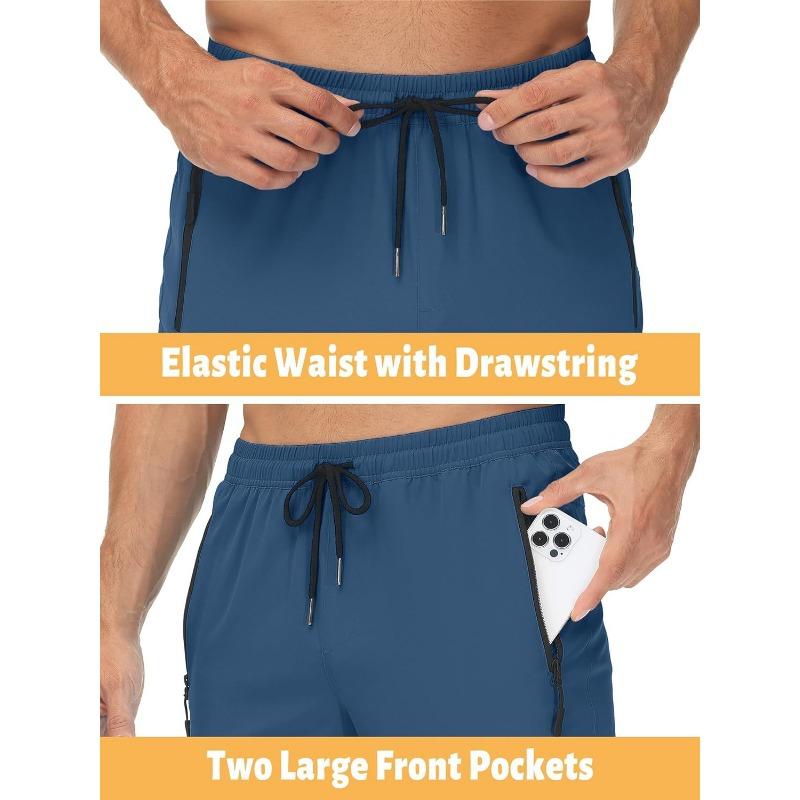 Men's Quick-drying Thin Section Casual Pants Waterproof Elastic Moisture Wicking Outdoor Comfortable Fashion Sports Pants