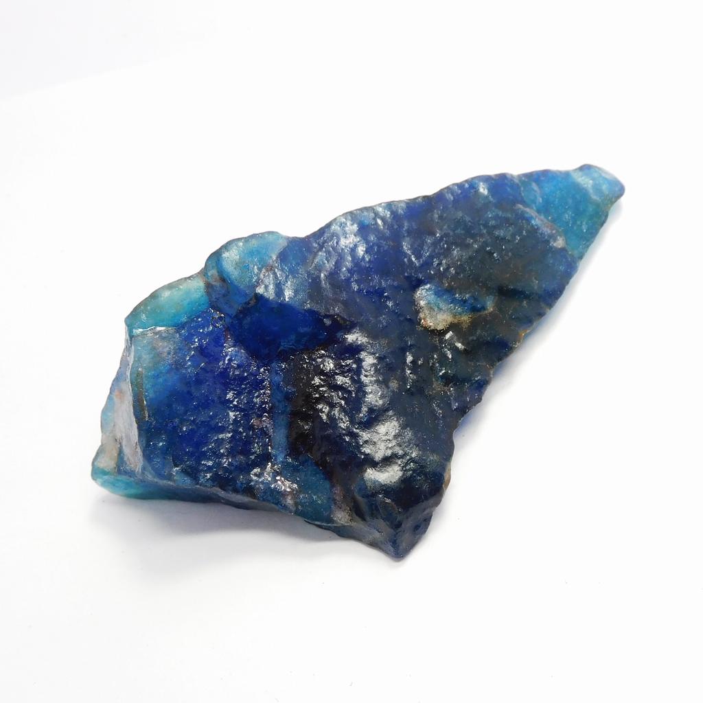 Dyed Uncut Rough 398.95 Carat Natural Aquamarine Blue Loose Gemstone