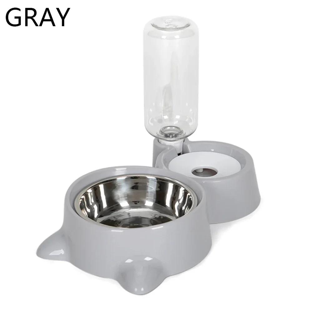 Automatic Feeder for Cat, Dog, Kitten - 1.8L Food and Water Container, Bubble Pet Bowls, Fountain Drinking, Pet Supplies