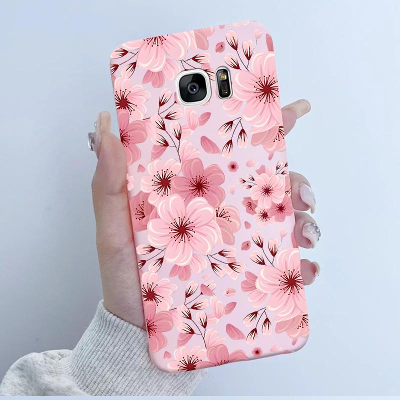 For Samsung Galaxy S7 S7Edge Case Soft TPU Silicone Cover Cute Astronaut Panda Phone Case For Samsung S7 S 7 Edge Coque Funda