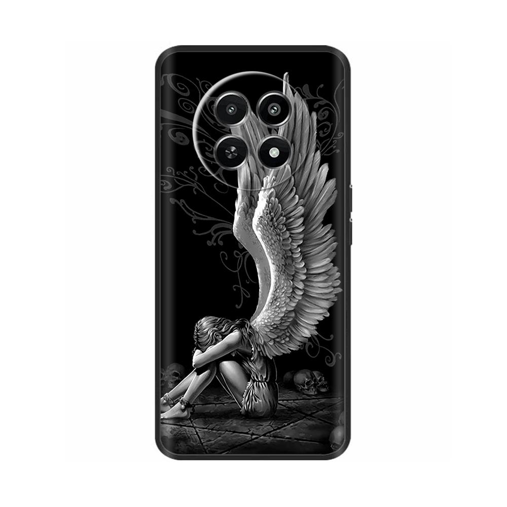 Cool Skull Case For Realme 12 5G Funda Soft Silicone Back Cover Cartoon Shockproof Cases For Oppo Realme 12X realme12 Bags Shell