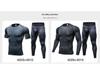 Men's 3D Print Quick-Dry Stretch Compression Running Leggings