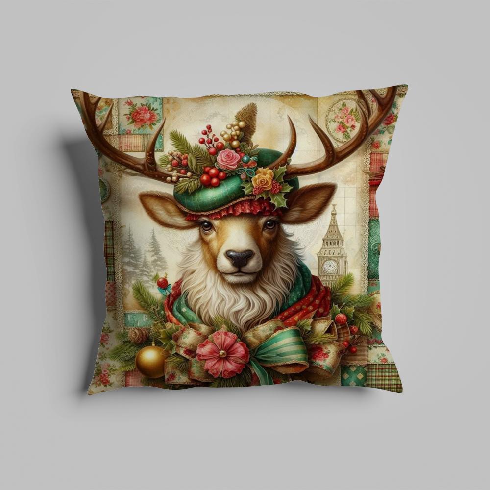 Pillow Case Luxurious Home Office, Sofa Decorative Multi Sized Car Seat Cushions, Pillowcases Santa Claus Christmas Retro
