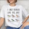 Unisex Unisex Funny Bird Meme I Love Tits T Shirt Cotton Graphic Printed TShirt Top Clothing