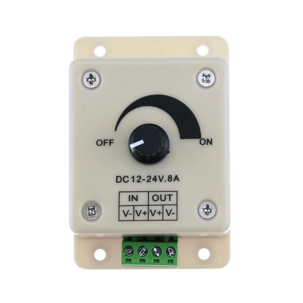 

Регулятор напряжения DC-DC Стабилизатор напряжения 8A Источник питания Регулируемый регулятор скорости DC 12V Светодиодный диммер 12 В