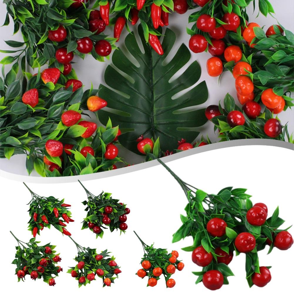 Simulated Plant Simulated Fruit Home Decoration Foam Orange Pepper Pomegranate