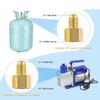 Comprehensive Adapter Kit Refrigerant Adapter Angled Valves Kit Cooling System Repair Tool Valves Core and Remover