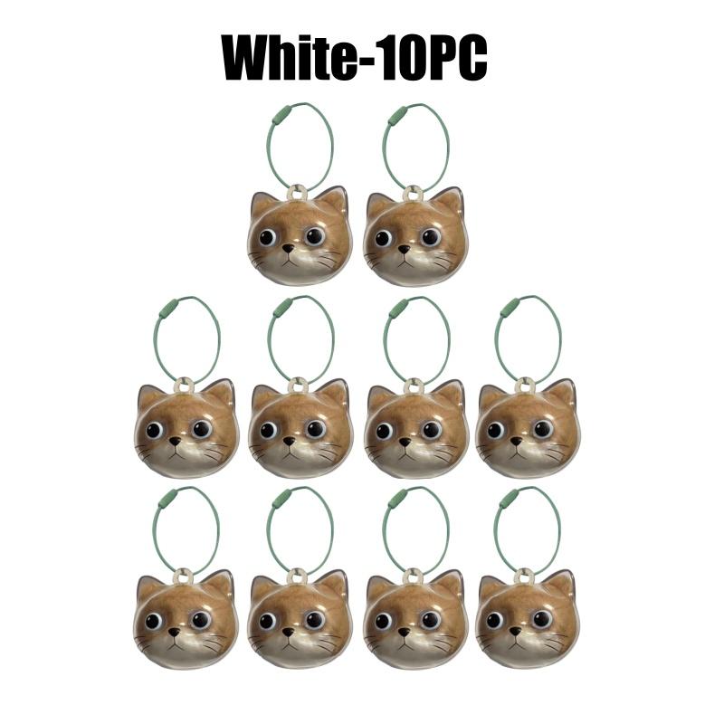 Transparent Cat Hair Collector Keychain Feline Fur Storage Box Creative Pet Hair Holder Hanging Accessory for Cat Owners