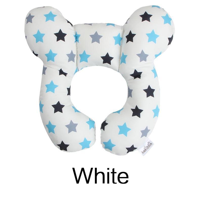 Baby U-Shaped Memory Foam Neck Pillow - Universal Car Seat & Stroller Head Support Cushion for Newborns & Infants Travel