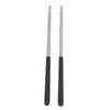 1 Pair Professional Drum Stick Solid Power Boosting Non Slip Handle Aluminium Alloy 5A Drum Stick Silver