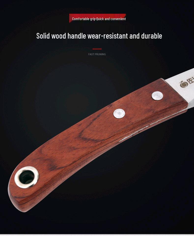 1089 Japanese Steel Grafting Knife for Fruit Trees, Seedlings, and Bonsai