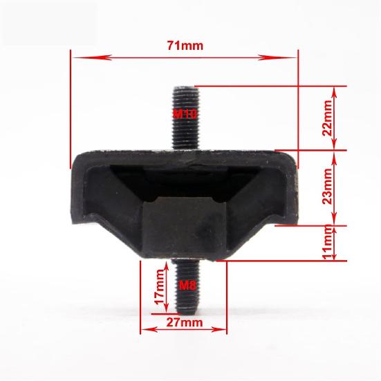 71X45X34mm Engine Motor Mount Fit for GY6 150cc 200cc Electric ATV Gasoline Generator Scooter UTV Go Kart Buggy Quad Parts Motorcycle Accessories